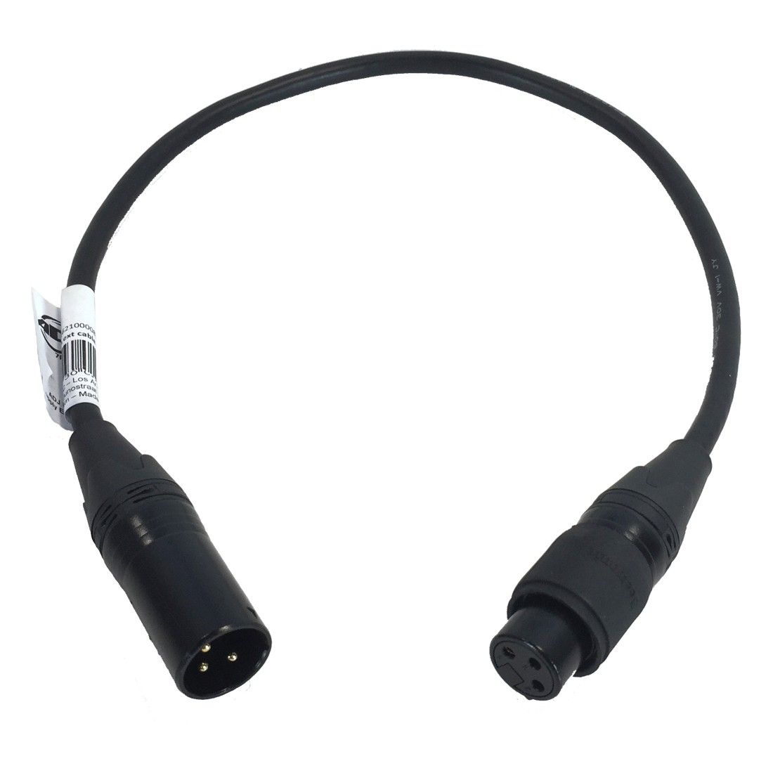 DMX 3pin IP65 0,5m STR