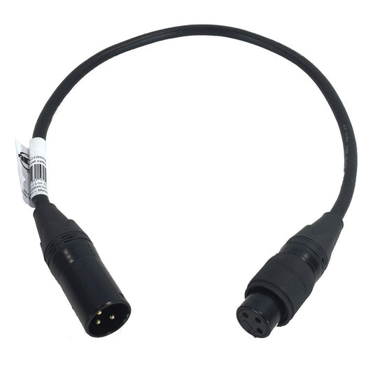 DMX 3pin IP65 0,5m STR