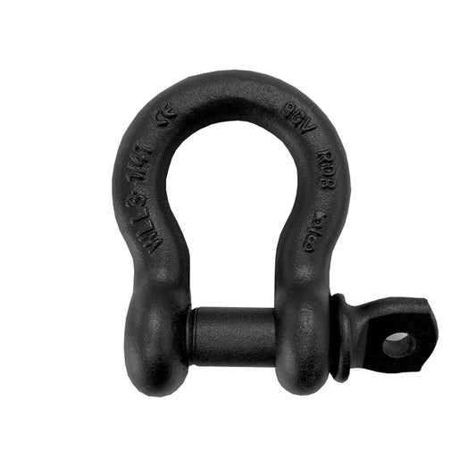 DT Shackle 3250kg Screw Pin Black