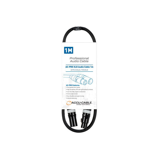 AC-PRO XLR audio cable 1,0m